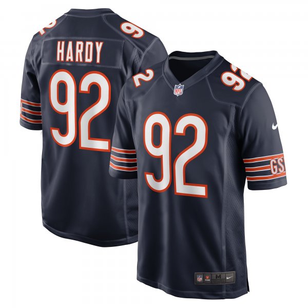 Men's Chicago Bears Daniel Hardy Nike  Navy Team Game Jersey