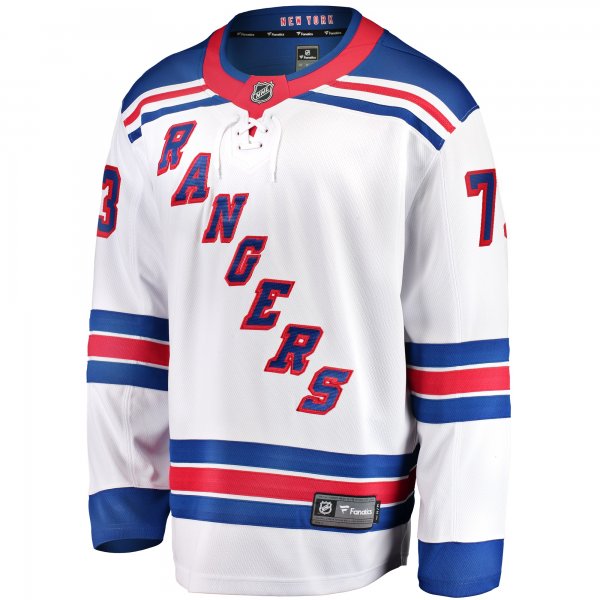 Men's New York Rangers Matt Rempe Fanatics White Away Premier Breakaway Player Jersey