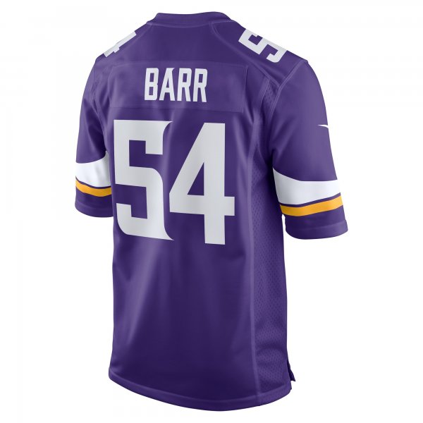 Men's Minnesota Vikings Anthony Barr Nike  Purple Team Game Jersey