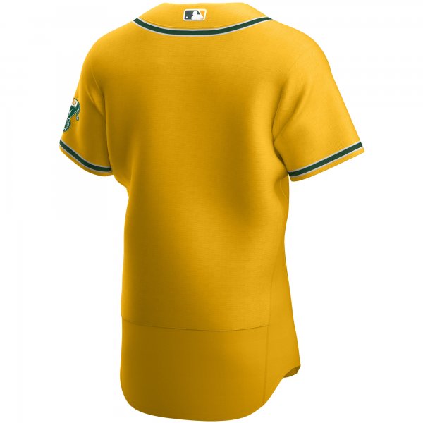 Men's Oakland Athletics Nike Gold Official Team Jersey