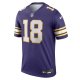 Men's Minnesota Vikings Justin Jefferson Nike Purple Classic Legend Player Jersey