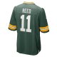 Men's Green Bay Packers Jayden Reed Nike  Green  Game Jersey