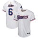 Youth Texas Rangers #6 Josh Jung Nike White 2024 Gold Collection Limited Player Jersey