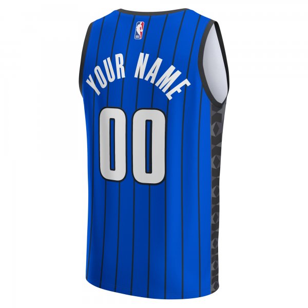 Men's Orlando Magic  Fanatics Blue Fast Break Custom Jersey - Statement Edition