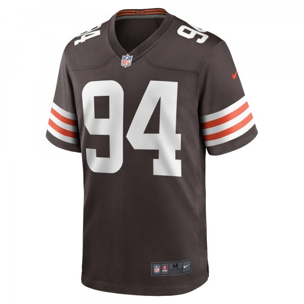 Men's Cleveland Browns Dalvin Tomlinson Nike Brown Game Player Jersey