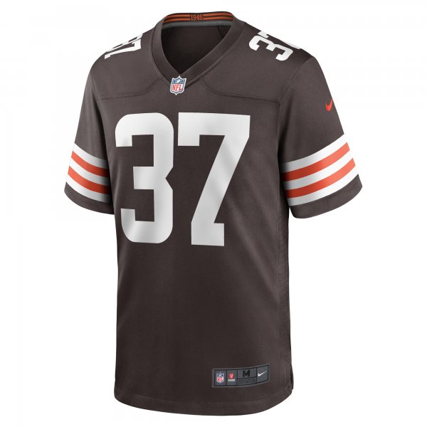 Men's Cleveland Browns D'Anthony Bell Nike Brown Game Player Jersey