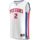 Men's Detroit Pistons Cade Cunningham Fanatics White Fast Break Replica Jersey - Association Edition