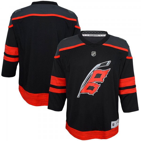 Youth Carolina Hurricanes  Black Home Premier Jersey