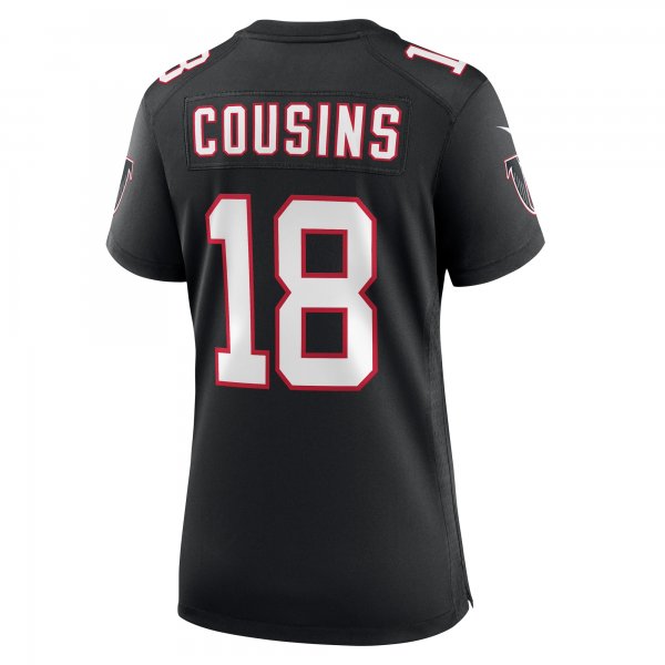 Women's Atlanta Falcons Kirk Cousins Nike  Black Alternate Game Jersey