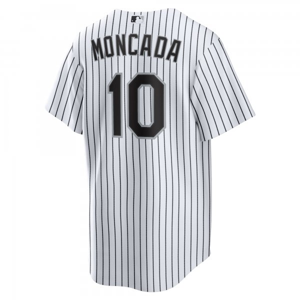 Men's Chicago White Sox Yoan Moncada Nike White Home Replica Player Name Jersey