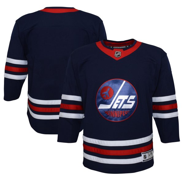 Youth Winnipeg Jets Navy 2021/22 Alternate Premier Jersey