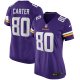 Women's Minnesota Vikings Cris Carter Nike Purple Game Retired Player Jersey