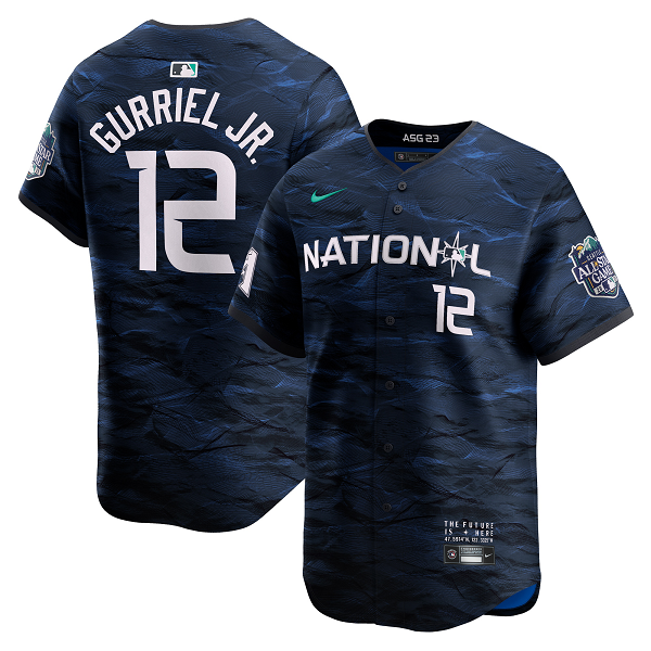 Men's National League #12 Lourdes Gurriel Jr.Nike Royal 2023 MLB All-Star Game Cool Base Jersey