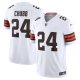 Men's Cleveland Browns Nick Chubb Nike White Vapor F.U.S.E. Limited Jersey