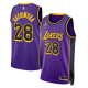 Men's Los Angeles Lakers #28 Rui Hachimura Purple Jordan Statement Edition Swingman Jersey