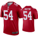 Blake Martinez Giants Nike Red Inverted Legend Jersey