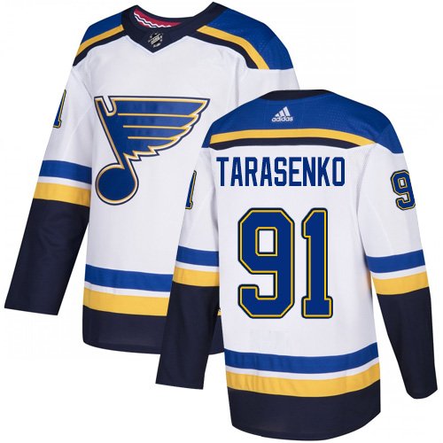 Adidas St. Louis Blues #91 Vladimir Tarasenko White Road Stitched Youth NHL Jersey