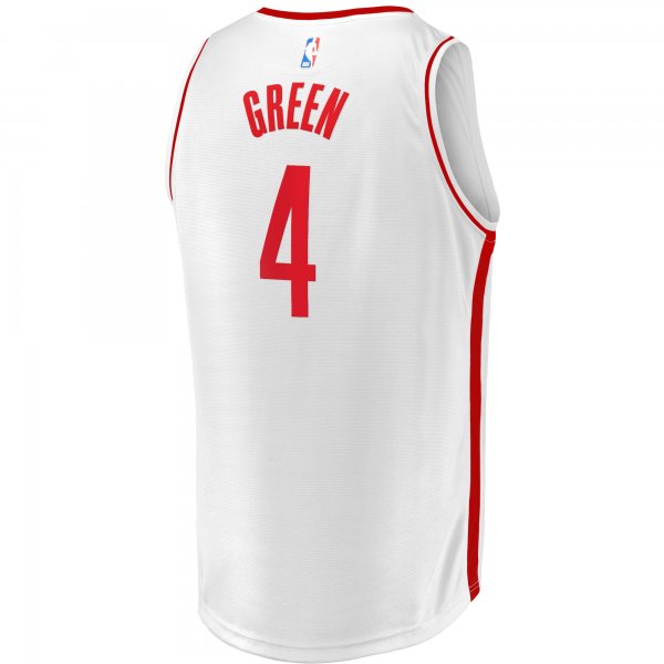 Men's Houston Rockets Jalen Green Fanatics White Fast Break Replica Player Jersey - Association Edition