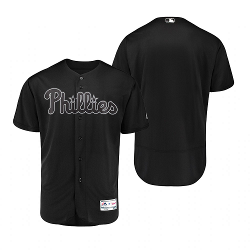 Philadelphia Phillies Black Blank 2019 Players Weekend MLB Team Jersey