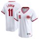 Men's Cincinnati Reds Barry Larkin Nike White Throwback Cooperstown Limited Jersey