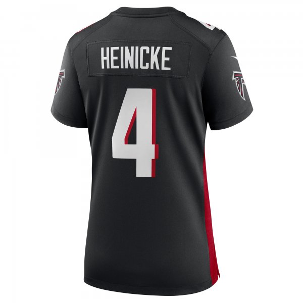 Women's Atlanta Falcons Taylor Heinicke Nike Black Game Player Jersey