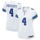 Women's Dallas Cowboys Dak Prescott Nike White Team Game Jersey