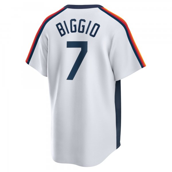 Men's Houston Astros Craig Biggio Nike White Home Cooperstown Collection Logo Player Jersey