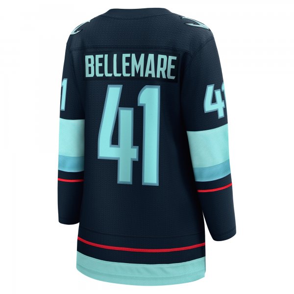 Women's Seattle Kraken Pierre-Edouard Bellemare Fanatics Deep Sea Blue Home Breakaway Player Jersey