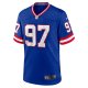 Men's New York Giants Dexter Lawrence II Nike Royal Classic Game Player Jersey