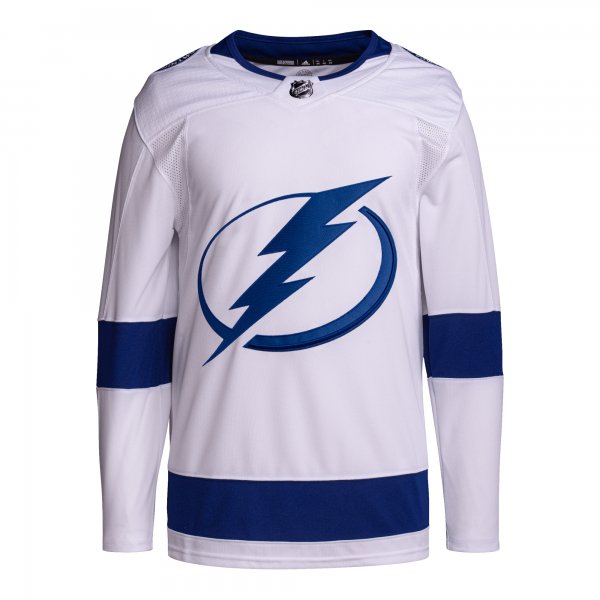 Men's Tampa Bay Lightning  adidas White Away Primegreen Jersey