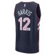 Men's Philadelphia 76ers Tobias Harris Fanatics Navy Fast Break Jersey - City Edition