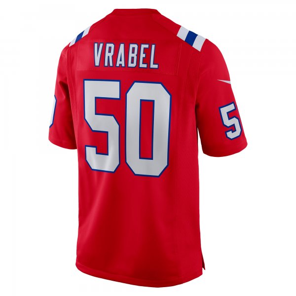 Men's New England Patriots Mike Vrabel Nike Red Retired Player Alternate Game Jersey