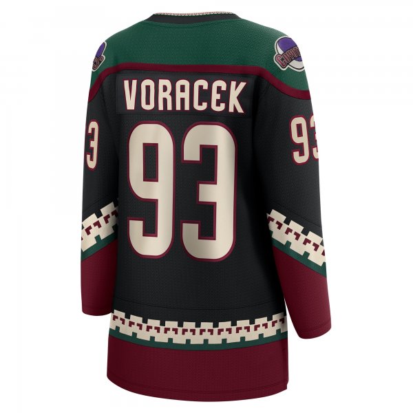 Women's Arizona Coyotes Jakub Voracek Fanatics Black Home Breakaway Jersey