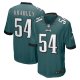 Men's Philadelphia Eagles Shaun Bradley Nike Midnight Green Game Jersey