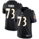 Nike Baltimore Ravens #73 Marshal Yanda Black Alternate Men's Stitched NFL Vapor Untouchable Limited Jersey