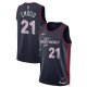 Men's Unisex Philadelphia 76ers #21 Joel Embiid Nike Navy 2023/24 Swingman City Edition Jersey