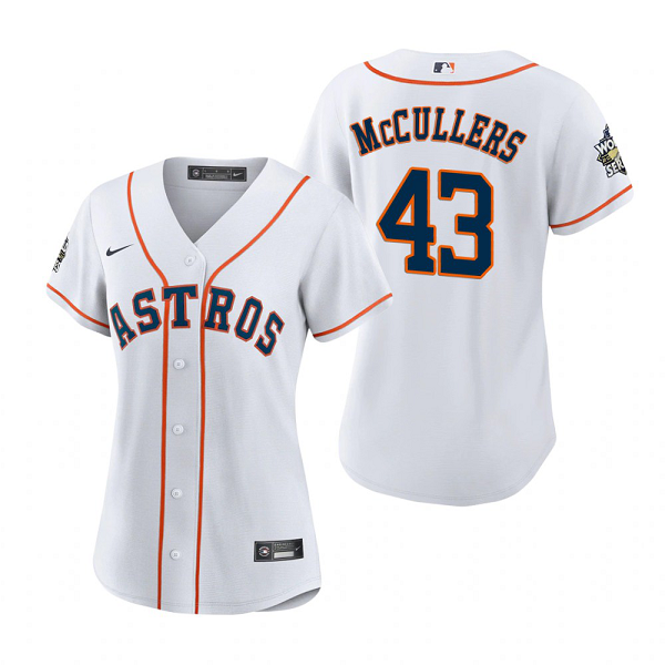 Women's Houston Astros Lance McCullers White 2022 World Series Cool Base Jersey