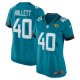 Women's Jacksonville Jaguars Erick Hallett Nike  Teal  Game Jersey