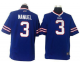 Nike Buffalo Bills #3 EJ Manuel Royal Blue Team Color Men's New Stitched Game NFL Jersey