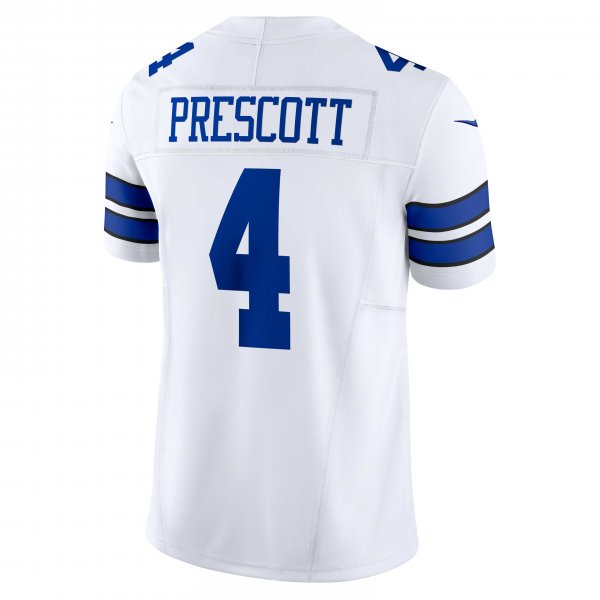 Men's Dallas Cowboys Dak Prescott Nike White Vapor F.U.S.E. Limited Jersey