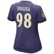 Women's Baltimore Ravens Tony Siragusa Nike Purple Game Retired Player Jersey