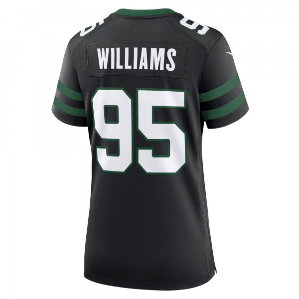 Women's New York Jets Quinnen Williams Nike Legacy Black Alternate Game Jersey