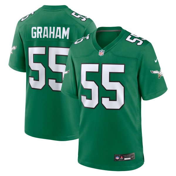 Men's Philadelphia Eagles Brandon Graham Nike Kelly Green Alternate Game Jersey