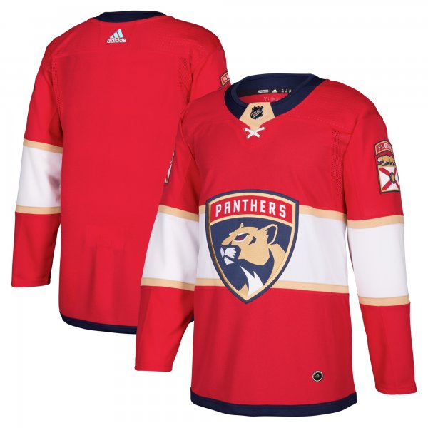 Men's Florida Panthers adidas Red Home Blank Jersey