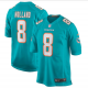 Nike Men's Miami Dolphins #8 Javon Waddle Holland 2021 Draft First Round Pick Game NFL Jersey