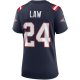 Women's New England Patriots Ty Law Nike Navy Game Retired Player Jersey