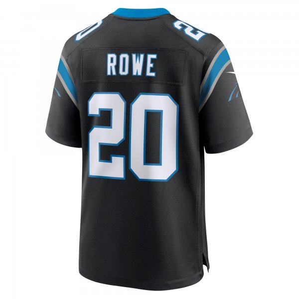 Men's Carolina Panthers Eric Rowe Nike Black Game Jersey