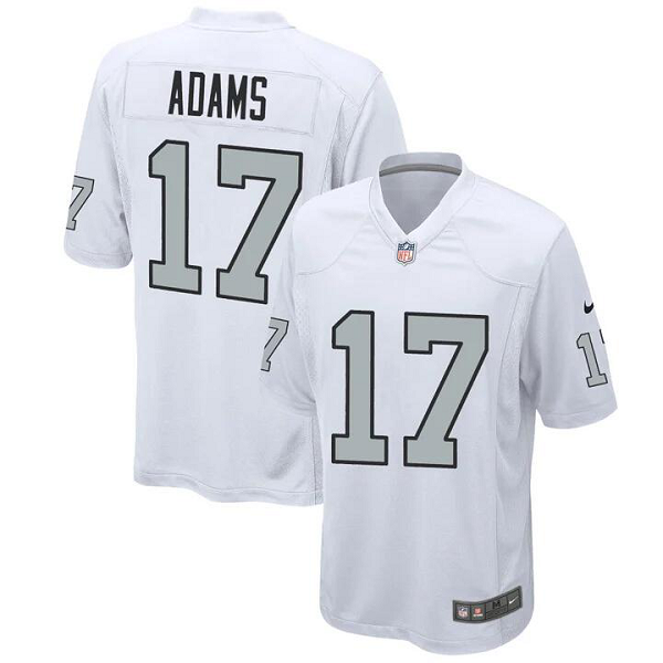 Youth Las Vegas Raiders #17 Davante Adams Alternate Game White Jersey