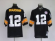 Men's Mitchell And Ness Pittsburgh Steelers #12 Terry Bradshaw Black Stitched Throwback NFL Jersey