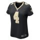 Women's New Orleans Saints Blake Gillikin Nike Black Game Player Jersey